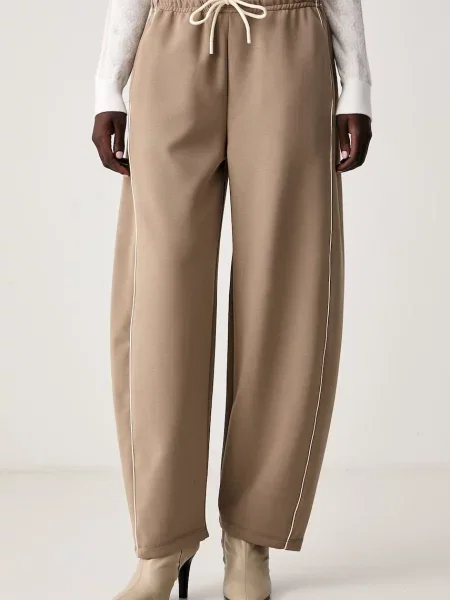 Haveone pantaloni de trening pentru femei maro