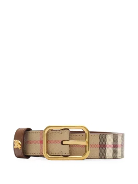 Cu centură curea Burberry în carouri