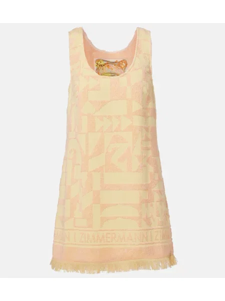 Rochie Zimmermann din material terry galben