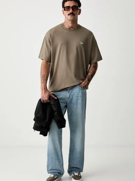 Vans tričko pánske béžová