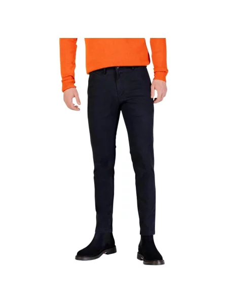 Chino hlače Borghese plava