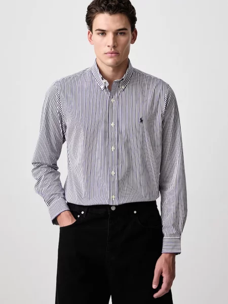 Polo Ralph Lauren πουκάμισο ανδρικό μωβ