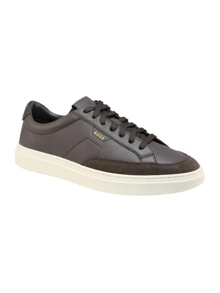 Sneakersy Boss brązowe