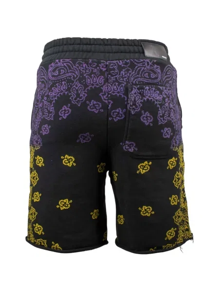 Pantaloni scurți Amiri cu imagine negru