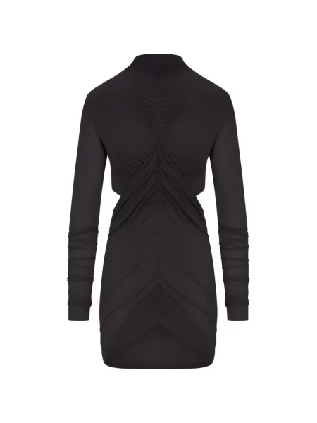 Rochie mini Rick Owens cu volane negru