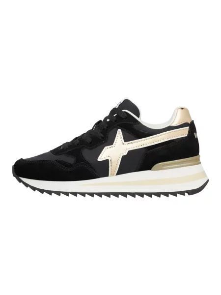 Sneakersy W6yz zamszowe czarne