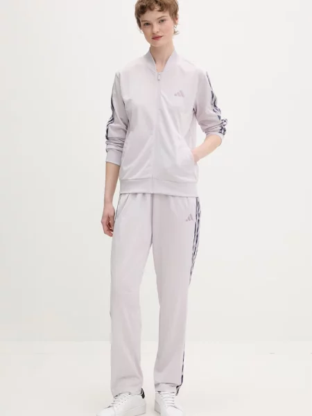 Adidas komplet dresowy The fioletowy