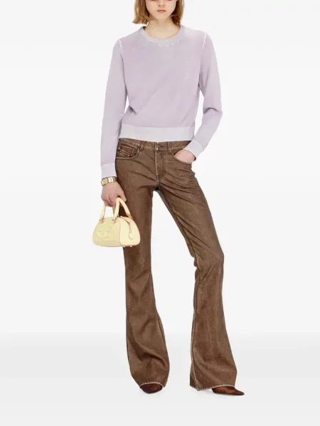 Pulover Diesel cu imagine violet