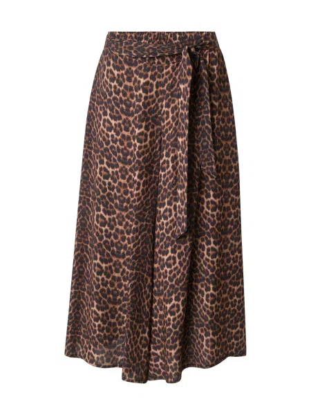 Herrlicher Hlače Nelanie bež / smeđa crna