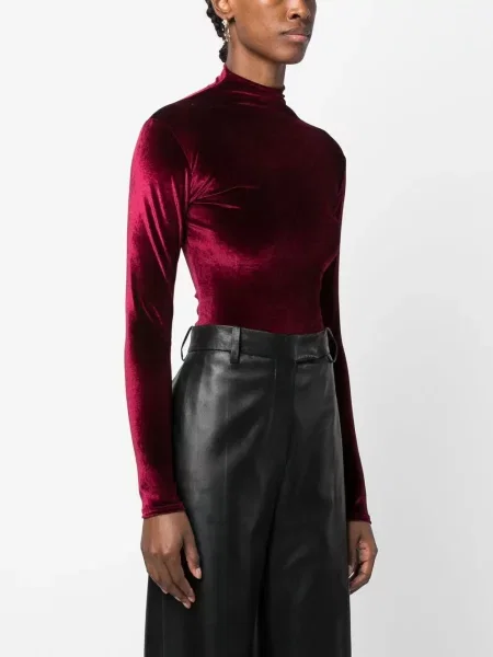 Body Atu Body Couture de catifea roșu