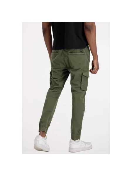ALPHA INDUSTRIES Cargo hlače maslinasta zelena