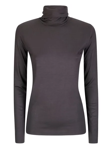 Długa golf koszulka Hira czarna