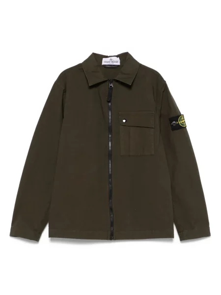 Koszula dziecięca Stone Island zielona