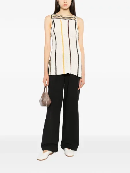 Pantaloni James Perse din poplin