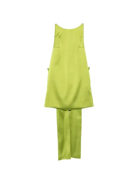 Rochie mini Self-portrait cu funde verde