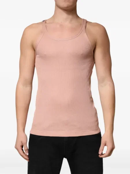 Tricou Dolce & Gabbana tricotate roz