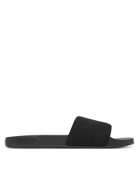 Calvin Klein Šľapky ESS' čierna