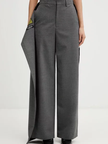 Шерстяные брюки Mm6 Maison Margiela