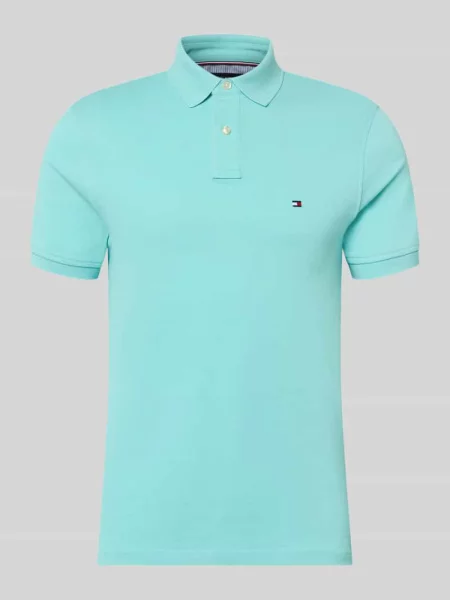 Koszulka polo o kroju regular fit z mieszanki bawełny Tommy Hilfiger