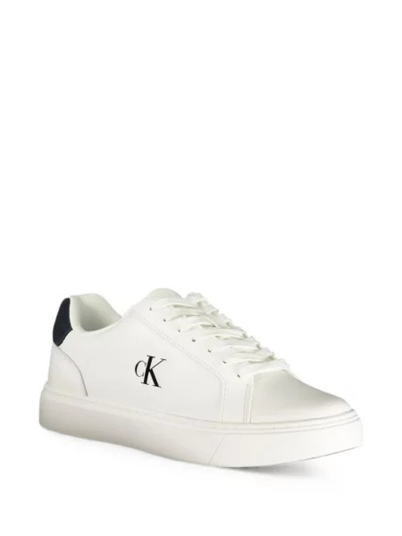 Fűzős csipkés sneaker Calvin Klein fehér
