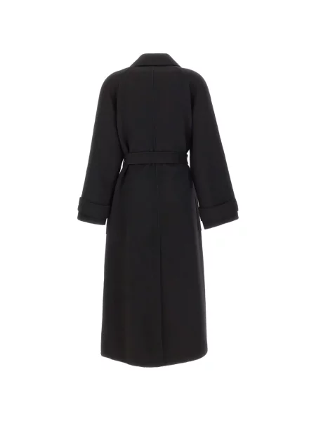 Cu centură palton Kaos cu rever negru