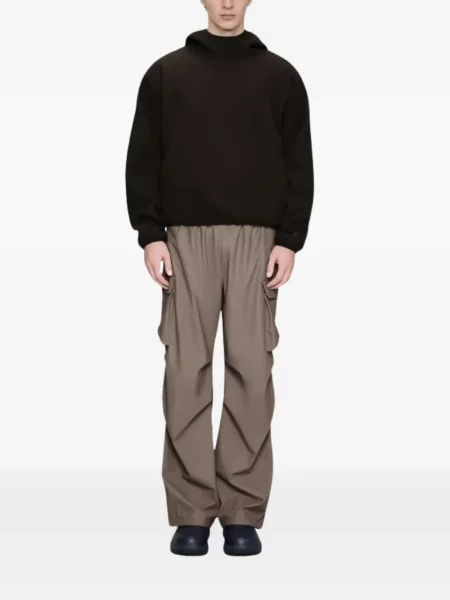 Hanorac cu glugă Rains din fleece maro