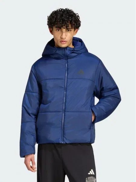 Adidas Geacă de iarnă Essentials Highloft albastru