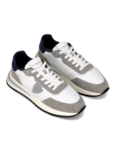 Buty do biegania Philippe Model zamszowe do biegania białe