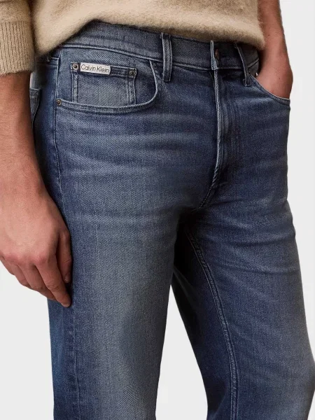 Прямые джинсы Calvin Klein Jeans синие