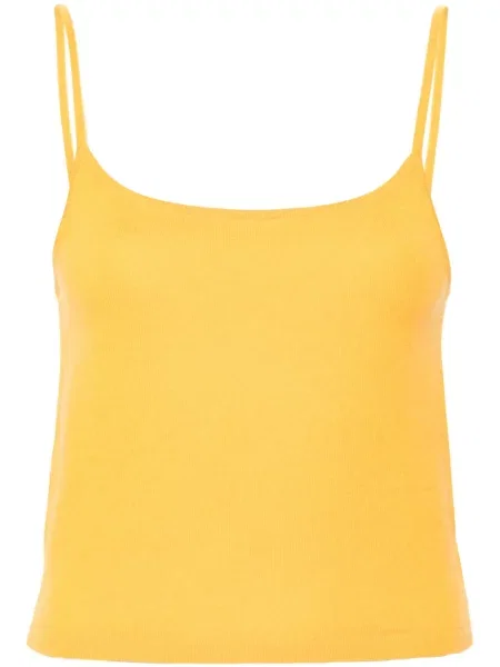 Top Teddy Cashmere din cașmir teddy galben
