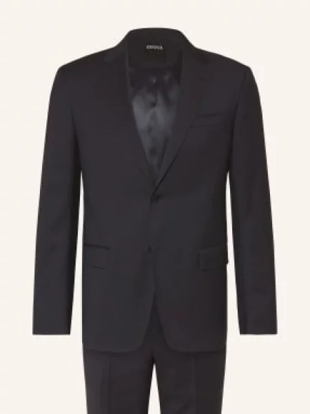 Zegna Oblek Extra Slim Fit tmavě šedá