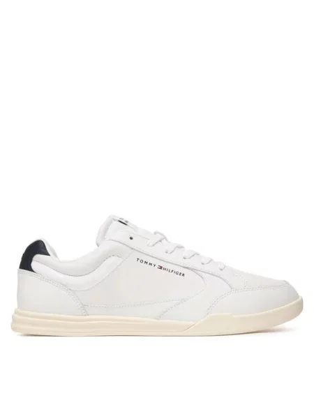 Tommy Hilfiger Сникърси Lo Pro Cupsole Perf Leather бял