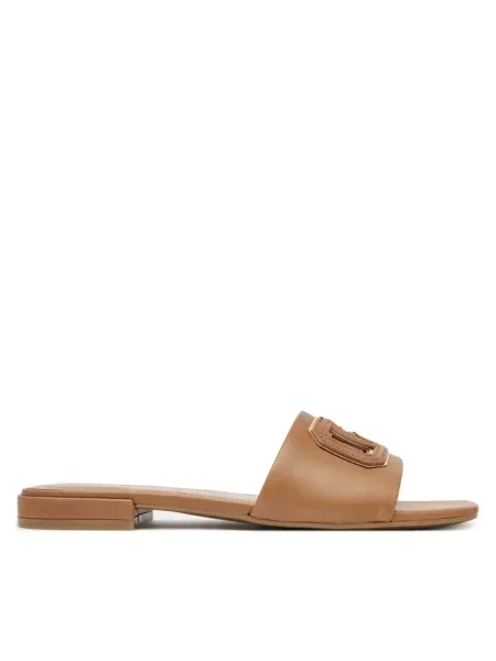 Klapki Guess brązowe