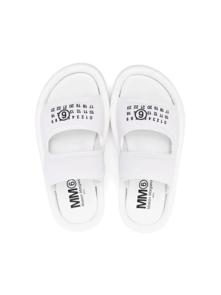 Klapki dziecięce Mm6 Maison Margiela białe