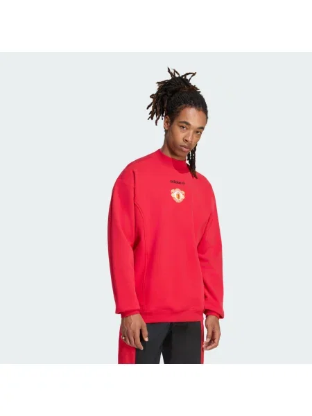 Bluza Manchester United EQT czerwona