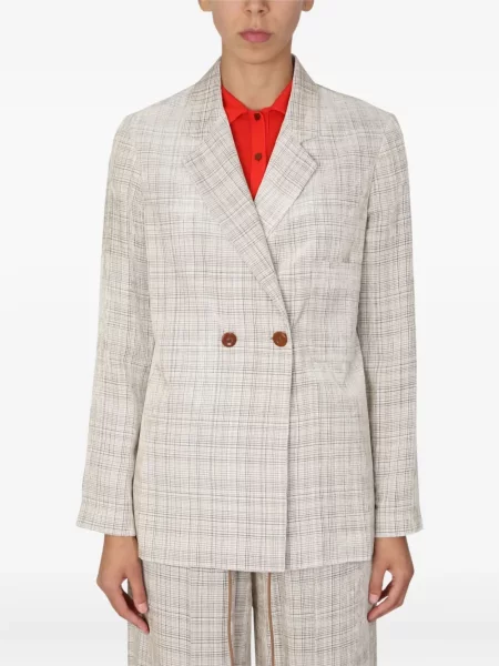 Marynarka Alysi w kratkę dwurzędowa