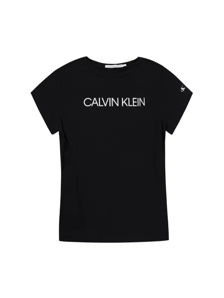Calvin Klein Jeans Póló Institutional Slim Fit fekete
