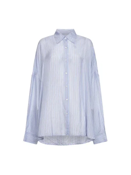 Koszula Dries Van Noten niebieska