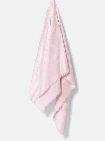 Blugirl Blumarine chusta gładka różowy