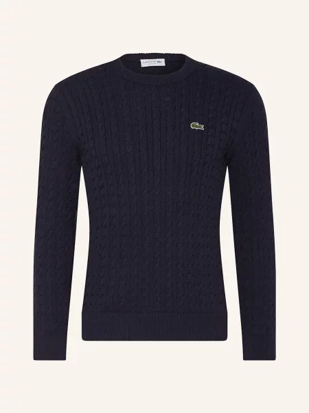 Lacoste Sweter blau granatowy