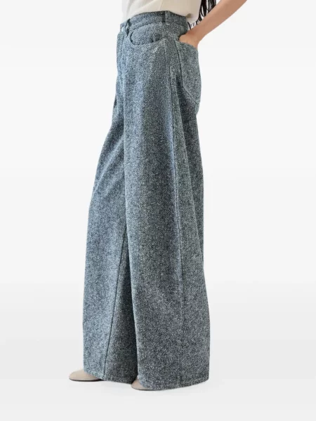 Pantaloni Jacquemus albastru