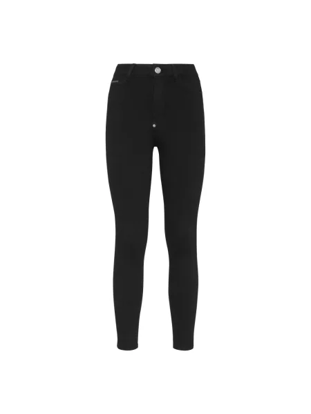 Skinny jeansy skinny Philipp Plein czarne
