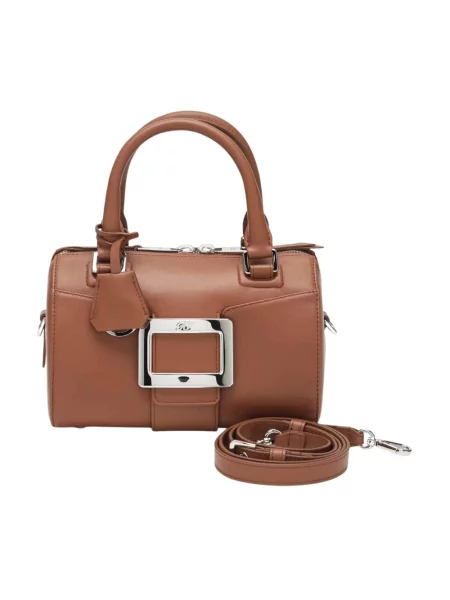 Torebka Roger Vivier biznesowa brązowa