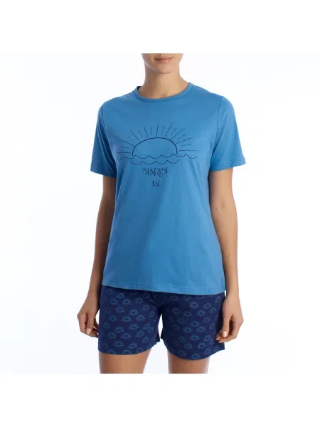 Pijamale Kisses&love albastru