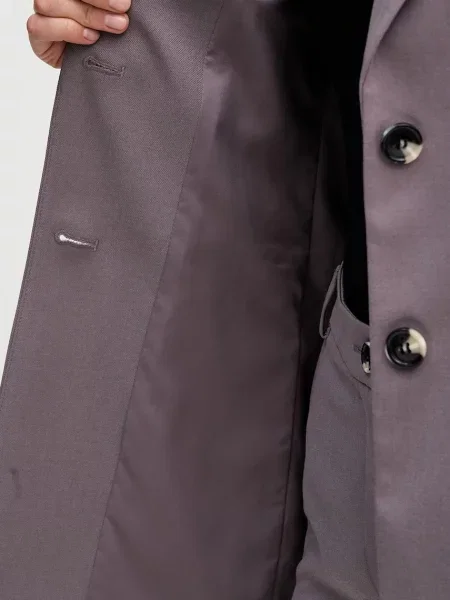Піджак Sisley однобортний однотонний фіолетовий