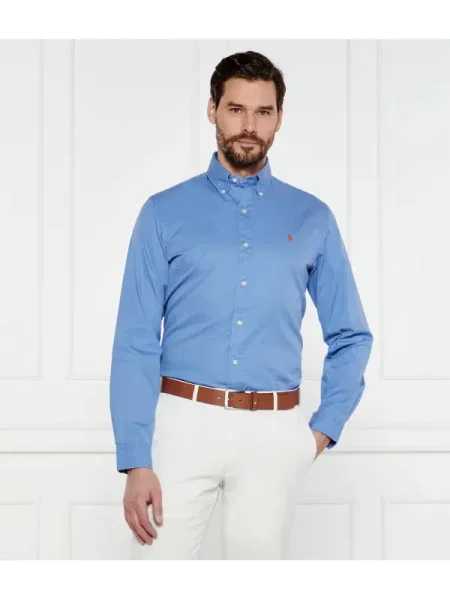 POLO RALPH LAUREN Cămașă | Custom fit albastru