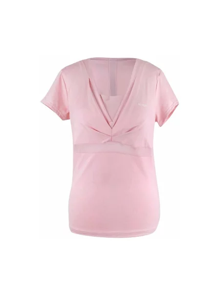 Polo majica Reebok Sport ružičasta