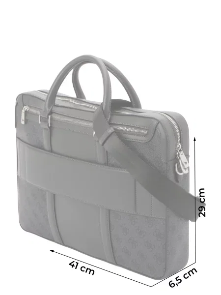 Geantă pentru laptop Guess HMMILL gri