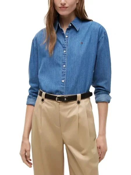 Farmering Tommy Hilfiger autogrammal kék