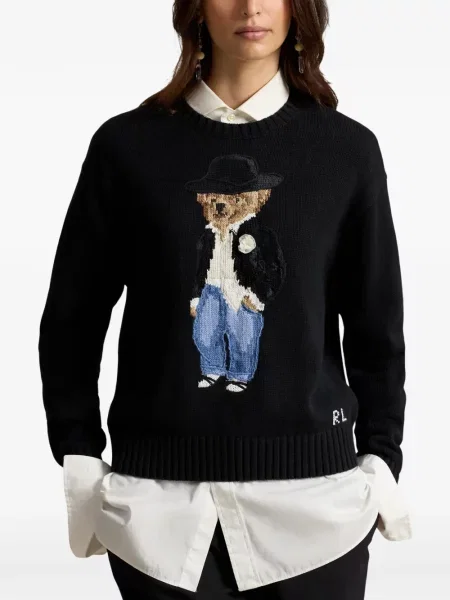 Карирана тафта обратим чанта Polo Ralph Lauren кафяво